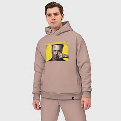 Мужской костюм оверсайз Bob Odenkirk Nobody, цвет: пыльно-розовый — фото 2