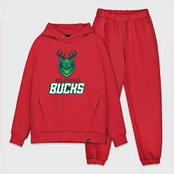 Мужской костюм оверсайз Milwaukee Bucks NBA