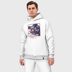 Мужской костюм оверсайз Клара, цвет: белый — фото 2