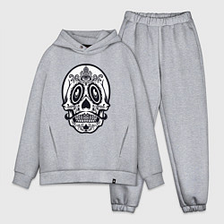 Мужской костюм оверсайз Skull Mexico, цвет: меланж