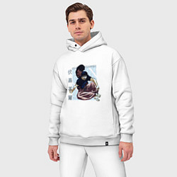 Мужской костюм оверсайз Магическая битва Тоджи, цвет: белый — фото 2