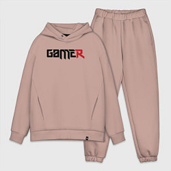 Мужской костюм оверсайз Gamer, цвет: пыльно-розовый