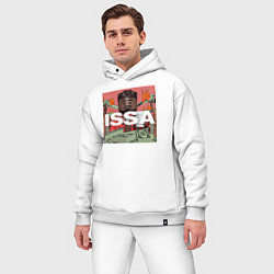 Мужской костюм оверсайз 21 savage, цвет: белый — фото 2