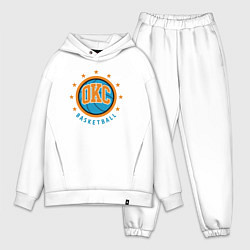 Мужской костюм оверсайз OKC basketball, цвет: белый