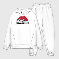 Мужской костюм оверсайз Nissan Skyline art, цвет: белый