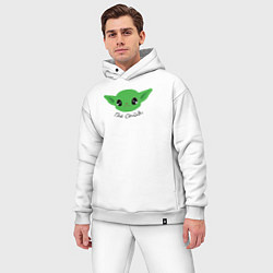 Мужской костюм оверсайз Ребёнок Йода, цвет: белый — фото 2