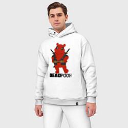 Мужской костюм оверсайз Deadpooh, цвет: белый — фото 2