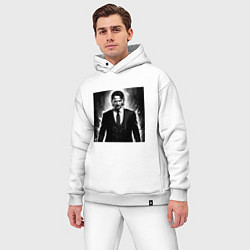 Мужской костюм оверсайз Киану, цвет: белый — фото 2