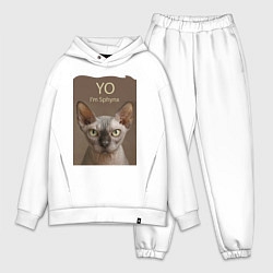 Мужской костюм оверсайз Yo - Im Sphynx, цвет: белый