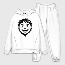 Мужской костюм оверсайз Улыбчивый аниме-мальчик