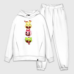 Мужской костюм оверсайз Happy Three Friends heads