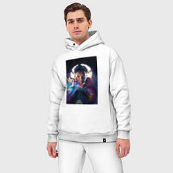 Мужской костюм оверсайз Стрэндж, цвет: белый — фото 2