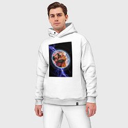 Мужской костюм оверсайз Марти и Док, цвет: белый — фото 2