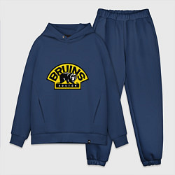 Мужской костюм оверсайз HC Boston Bruins Label, цвет: тёмно-синий