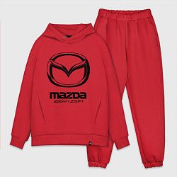 Мужской костюм оверсайз Mazda Zoom-Zoom, цвет: красный