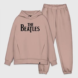 Мужской костюм оверсайз The Beatles, цвет: пыльно-розовый