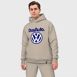 Мужской костюм оверсайз Volkswagen Das Auto, цвет: миндальный — фото 2