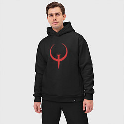 Мужской костюм оверсайз Quake, цвет: черный — фото 2