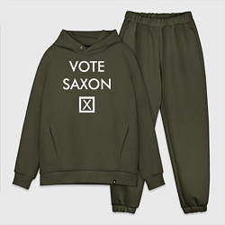 Мужской костюм оверсайз Vote Saxon, цвет: хаки