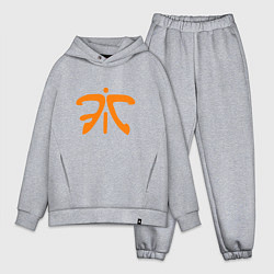 Мужской костюм оверсайз Fnatic Logo, цвет: меланж