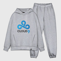 Мужской костюм оверсайз Cloud9, цвет: меланж