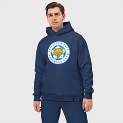 Мужской костюм оверсайз Leicester City FC, цвет: тёмно-синий — фото 2
