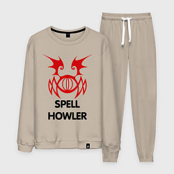 Костюм хлопковый мужской Dark Elf Mage - Spell Howler, цвет: миндальный