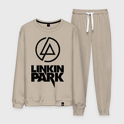 Костюм хлопковый мужской Linkin Park, цвет: миндальный