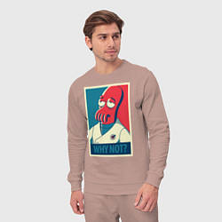 Костюм хлопковый мужской Zoidberg: Why not?, цвет: пыльно-розовый — фото 2