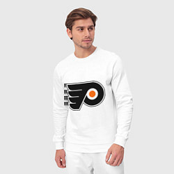 Костюм хлопковый мужской Philadelphia Flyers, цвет: белый — фото 2