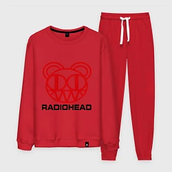 Костюм хлопковый мужской Radiohead, цвет: красный