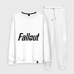 Костюм хлопковый мужской Fallout, цвет: белый