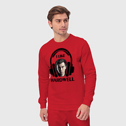 Костюм хлопковый мужской I like Hardwell, цвет: красный — фото 2