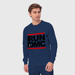 Костюм хлопковый мужской Run DMC, цвет: тёмно-синий — фото 2