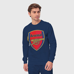 Костюм хлопковый мужской Arsenal FC, цвет: тёмно-синий — фото 2