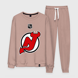Костюм хлопковый мужской New Jersey Devils: Kovalchuk 17, цвет: пыльно-розовый