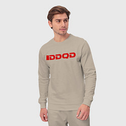 Костюм хлопковый мужской IDDQD Doom, цвет: миндальный — фото 2