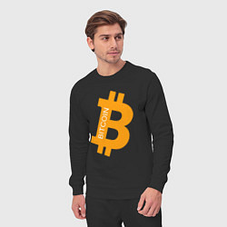Костюм хлопковый мужской Bitcoin Boss, цвет: черный — фото 2