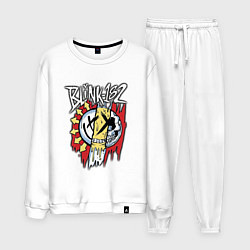 Костюм хлопковый мужской Blink-182: Mixed Up, цвет: белый