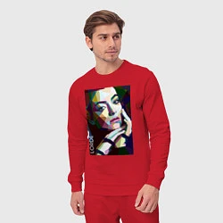 Костюм хлопковый мужской Lorde Art, цвет: красный — фото 2