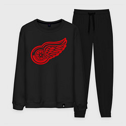 Костюм хлопковый мужской Detroit Red Wings: Pavel Datsyuk, цвет: черный