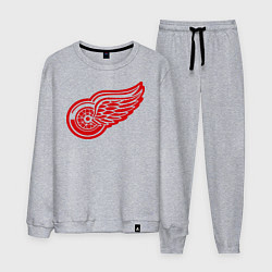 Костюм хлопковый мужской Detroit Red Wings: Pavel Datsyuk, цвет: меланж