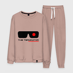 Костюм хлопковый мужской The Terminator, цвет: пыльно-розовый