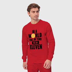 Костюм хлопковый мужской Be A Eleven, цвет: красный — фото 2