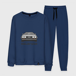 Костюм хлопковый мужской DeLorean, цвет: тёмно-синий