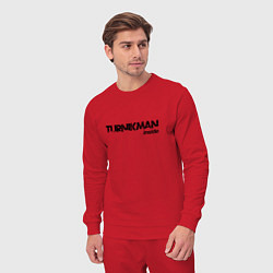 Костюм хлопковый мужской Turnikman Inside, цвет: красный — фото 2