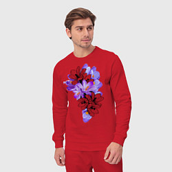 Костюм хлопковый мужской Krokus Flower, цвет: красный — фото 2
