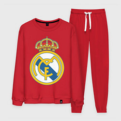 Костюм хлопковый мужской Real Madrid FC, цвет: красный