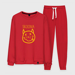 Костюм хлопковый мужской TES: Skooma, цвет: красный