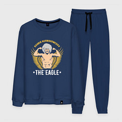 Костюм хлопковый мужской Khabib: The Eagle, цвет: тёмно-синий